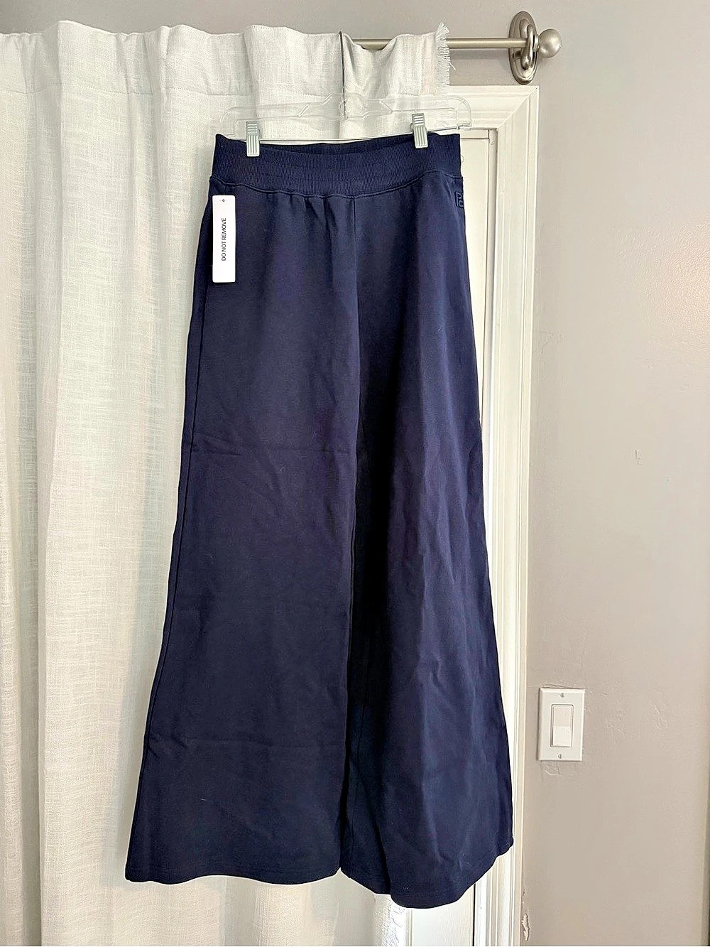 Princess Polly Summits Flared Track Pants Wide Leg Pants in Blue Size 4 NWT